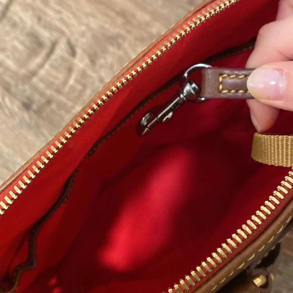 Dooney Bourke Florentine Zip Pod Backpack chestnut - Picture 9 of 13